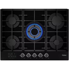 Изображение товара Газовая варочная панель Haier HHX-G75CWSB с 5 конфорками