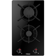 Изображение товара Газовая варочная панель Hansa BHKS330300 2 конфорки на стекле Польша