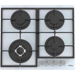 Изображение товара Газовая варочная панель Korting HGG 6734 CTW с WOK и стеклянной поверхностью
