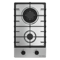 Изображение товара Газовая варочная панель Kuppersberg FS 36 X 2 конфорки нержавеющая сталь компактная