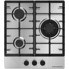 Изображение товара Газовая варочная панель Kuppersberg FS 46 X 3 конфорки нержавеющая сталь компактная