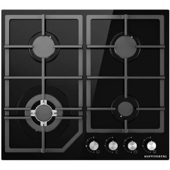 Изображение товара Газовая варочная панель Kuppersberg TG 68 B 4 конфорки управление поворотными переключателями