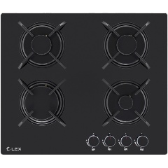 Изображение товара Газовая варочная панель Lex GVG 643A BBL с электроподжигом