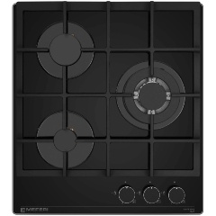 Изображение товара Газовая варочная панель Meferi MGH453BK GLASS POWER 3 конфорки стекло безопасность