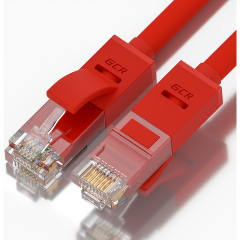 Изображение товара Патч-корд UTP GCR cat.5e, RJ45, 3m красный (GCR-LNC04-3.0m)