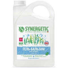 Изображение товара Гель-бальзам для мытья посуды SYNERGETIC Pure 0 без запаха 3.5 л гипоаллергенный биоразлагаемый