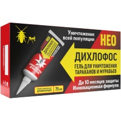 Изображение товара Гель Дихлофос-Нео от тараканов и муравьёв, 75 мл