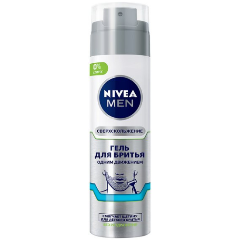 Изображение товара Гель для легкого бритья Nivea Men Одним движением, для чувствительной кожи, 200 мл