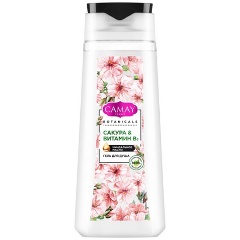 Изображение товара Гель для душа CAMAY BOTANICALS Японская сакура, без парабенов, 250 мл