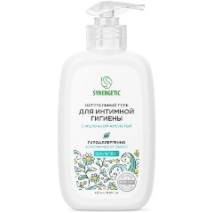 Изображение товара Натуральный гель для интимной гигиены Synergetic с молочной кислотой, 250 мл