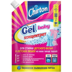 Изображение товара Гель для стирки CHIRTON для детского белья, концентрат, 750 мл