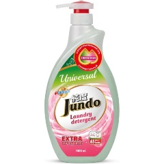 Изображение товара Гель для стирки JUNDO PREMIUM Universal универсальный, концентрированный, с дозатором, 1 л