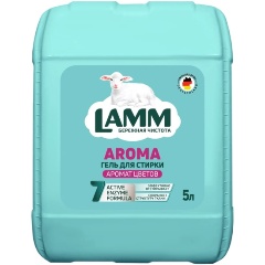 Изображение товара Гель для стирки LAMM Aroma 5 л — эффективное универсальное средство для автоматической и ручной сти