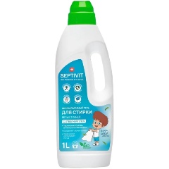 Изображение товара Гель для стирки SEPTIVIT Белые ткани, 1 л