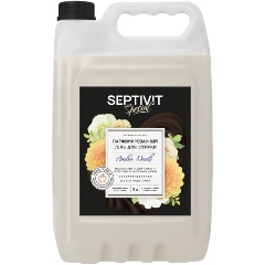 Изображение товара Гель для стирки SEPTIVIT Special Amber Neroli, парфюмированный, 5 л