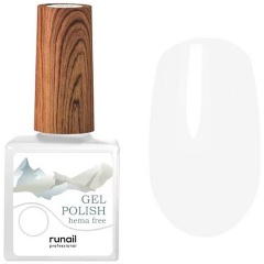 Изображение товара Гель-лак для ногтей RuNail Professional hema free №7832, 10 мл белый гипоаллергенный стойкий