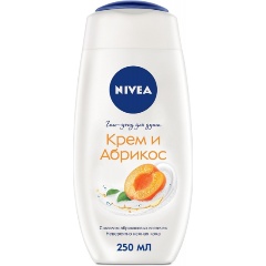 Изображение товара Гель-уход для душа NIVEA Крем и Абрикос 250 мл с увлажнением и фруктовым ароматом