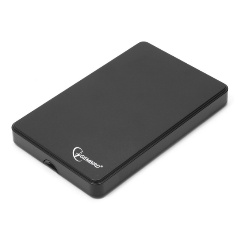 Изображение товара Внешний корпус для HDD 2.5" Gembird EE2-U2S-40P, пластик, черный, USB 2.0