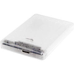 Изображение товара Внешний корпус для HDD 2.5" Gembird EE2-U3S-32P, пластик, прозрачный, USB 3.0