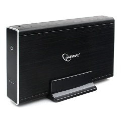Изображение товара Внешний корпус для HDD 3.5" Gembird EE3-U3S-80, алюминий, чёрный, USB 3.0