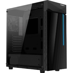 Изображение товара Корпус Gigabyte C200 GLASS черный Midi-Tower для ПК с RGB подсветкой