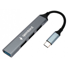 Изображение товара Разветвитель USB 3.0 4 порта Gembird UHB-C202 с поддержкой OTG и Type-C