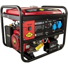 Изображение товара Генератор бензиновый DDE G650EA мощность 6 кВт для полупрофессионального использования