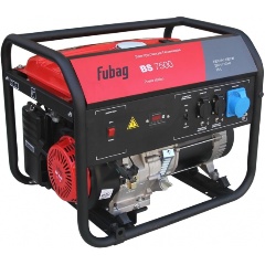 Изображение товара Бензиновый генератор FUBAG BS 7500 мощностью 7 кВт для стройки и дома