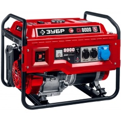 Изображение товара Генератор бензиновый ЗУБР СБ-8000, серия «МАСТЕР»