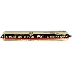 Изображение товара Герметик акриловый VGT (ВГТ) для срубов, 0,9 кг, сосна