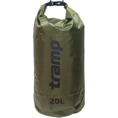 Изображение товара Гермомешок Tramp TRA-113 ПВХ Diamond RipStop 20л, оливковый