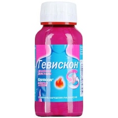 Изображение товара Лекарственное средство Гевискон двойное действие сусп. д/пр. внутрь фл. (мятная) 150мл
