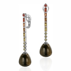 Изображение товара Серьги Gevorkyan 01С5212996-4 из белого золота с сапфирами