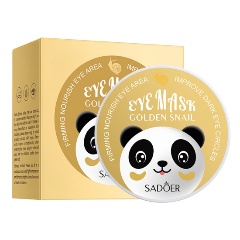 Изображение товара Гидрогелевые патчи для кожи вокруг глаз SADOER с муцином улитки, 60 шт