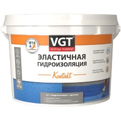 Изображение товара Гидроизоляция эластичная полимерная VGT Kontakt, 6 кг