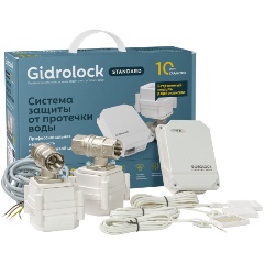 Изображение товара Комплект защиты от протечки Gidrоlock Standard Radio BUGATTI 3/4"