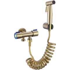 Изображение товара Гигиенический душ без смесителя Fmark FS-FXQ03C, матовое золото