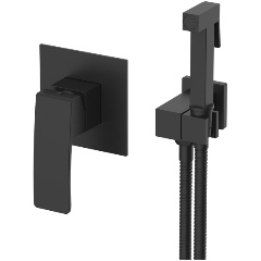 Изображение товара Смеситель для биде Raglo встраиваемый R01.53.06 черный латунь рычажное управление