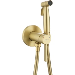 Изображение товара Гигиенический душ со смесителем Splenka S221.52.03, сатин золотой