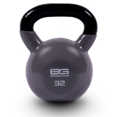 Изображение товара Гиря BRONZE GYM в виниловой оболочке 32 кг