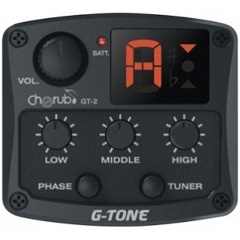 Изображение товара Гитарный эквалайзер Cherub GT-2 3-полосный с тюнером