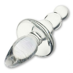 Изображение товара Анальная пробка GLAS Многофункциональная стеклянная пробка, 5 см