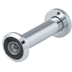Изображение товара Глазок дверной, оптика пластик Fuaro DV 4/130-70/Z (VIEWER 4 DVZ) CP хром