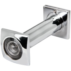Изображение товара Глазок дверной, оптика стекло Fuaro DV-Q 4/130-70/Z (VIEWER 4 DVQ ) CP хром