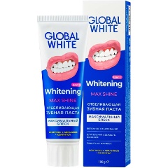 Изображение товара Зубная паста GLOBAL WHITE Max Shine, отбеливающая, 100 г