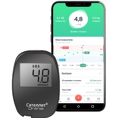 Изображение товара Глюкометр Сателлит ONLINE