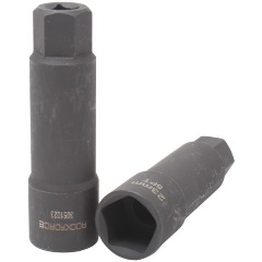 Изображение товара Головка ударная ROCK FORCE 23 мм 3/8" 5-гранная, L-100 мм