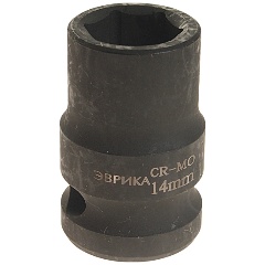 Изображение товара Торцевая головка ЭВРИКА 14мм 1/2" 6-гранная ударная L=40мм