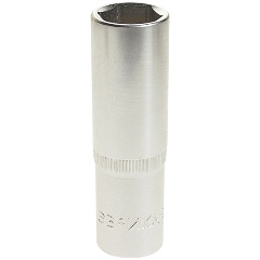 Изображение товара Торцевая головка ЭВРИКА 17мм 1/2" 6-гранная глубокая L=80мм