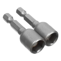 Изображение товара Головка торцевая магнитная 10 х 45 мм, хвостовик 1/4" Е, CrV, 2 шт., (уп.) РемоКолор professional